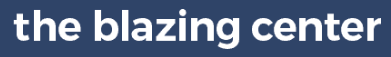 The Blazing Center website logo. The Blazing Center is a Christian Blog Platform.